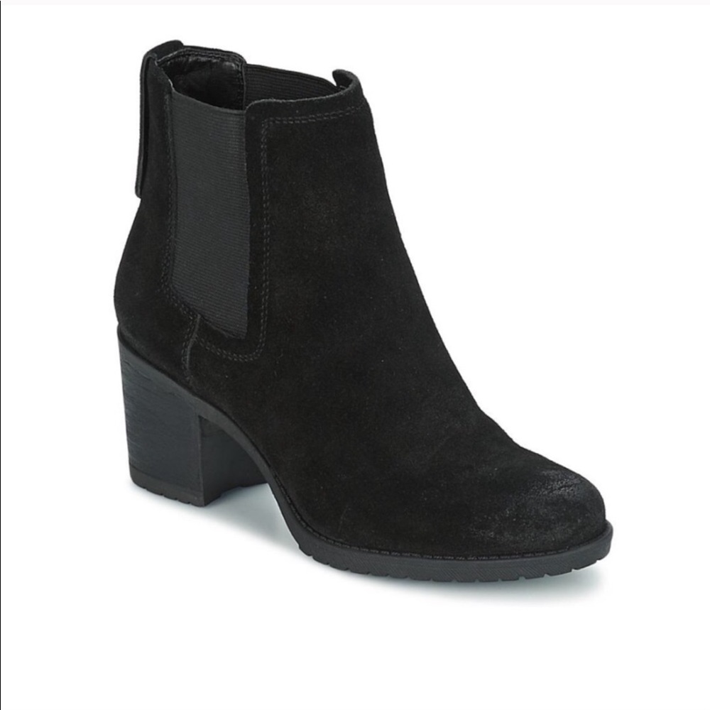 Sam Edelman Hanley suede black ankle boots